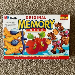 Vintage Original Memory Game - Colorful Kids Edition